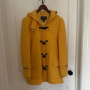 American Eagle Outfitters Mustard Wool Quilted Jacket